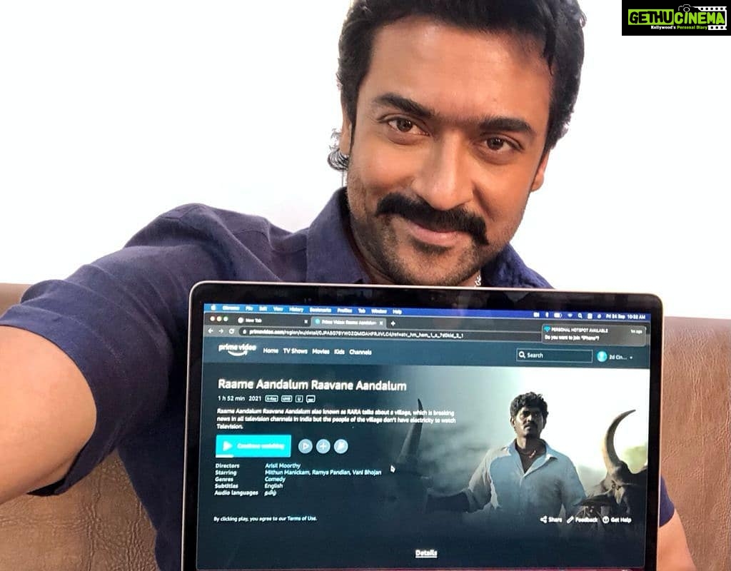 Suriya Instagram - We loved making it hope you'll like it too! #RaRa now on @primevideoin