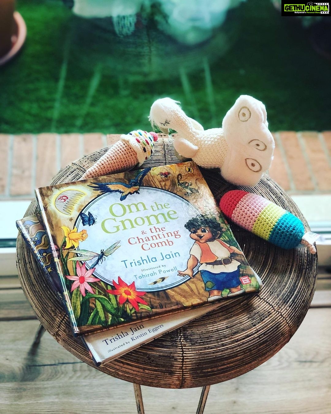 Surveen Chawla Instagram - Sunrise, Moonrise beautifully introduces young ones to the common thread that connects us all - faith. I can't wait to take this journey with Eva, the Sun, and the Moon and to show her the power of prayer and how different people pray. You can order your copy from Amazon. #trishlajain #omthegnome 😇💝