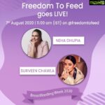 Surveen Chawla Instagram – Join @nehadhupia and me in conversation about one of the most important topics of our time. #freedomtofeed  @freedomtofeed #breastfeedingweek2020