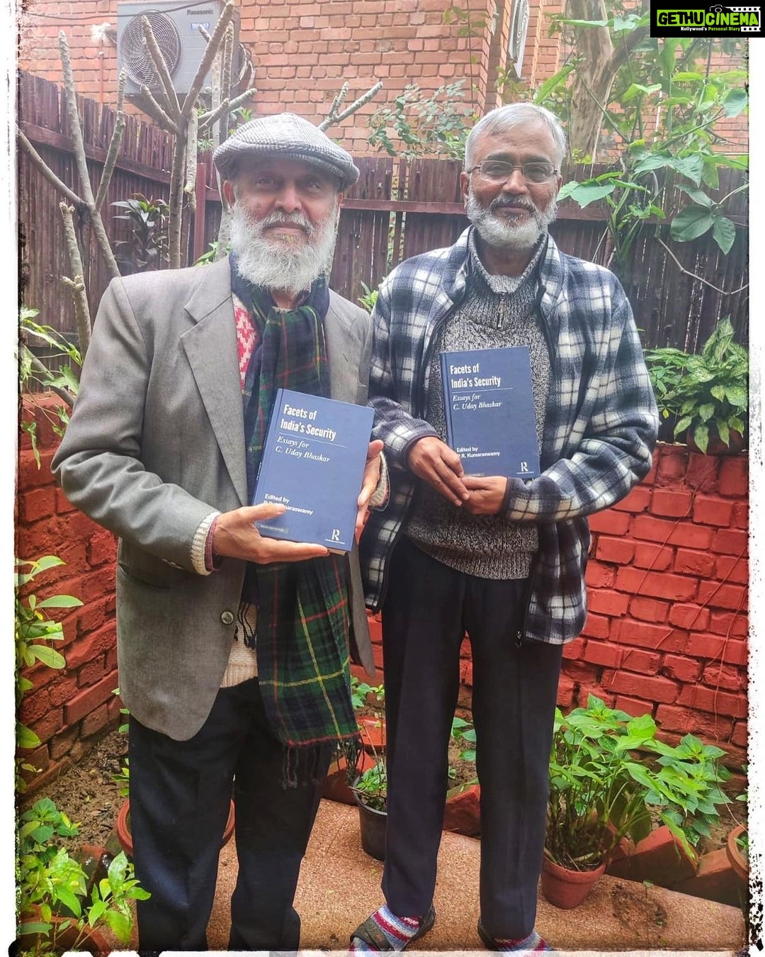 Swara Bhaskar Instagram - Thank you SO much Prof. PR Kumaraswamy sir for spearheading this wonderful effort..a #festschrift , writings by India’s leading security studies scholars as a tribute to @cudayb ‘s contribution to the field. Congratulations Dad! 🥳✨ Richly deserved! @theriobookblog #RoutledgeIndia