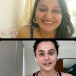 Taapsee Pannu Instagram - The conversation you need to listen to get introduced to the myths we need to bust about diet and know a few hacks. For a full insight pick up your “Yuktahaar: belly and brain diet” by @munmun.ganeriwal NOW!