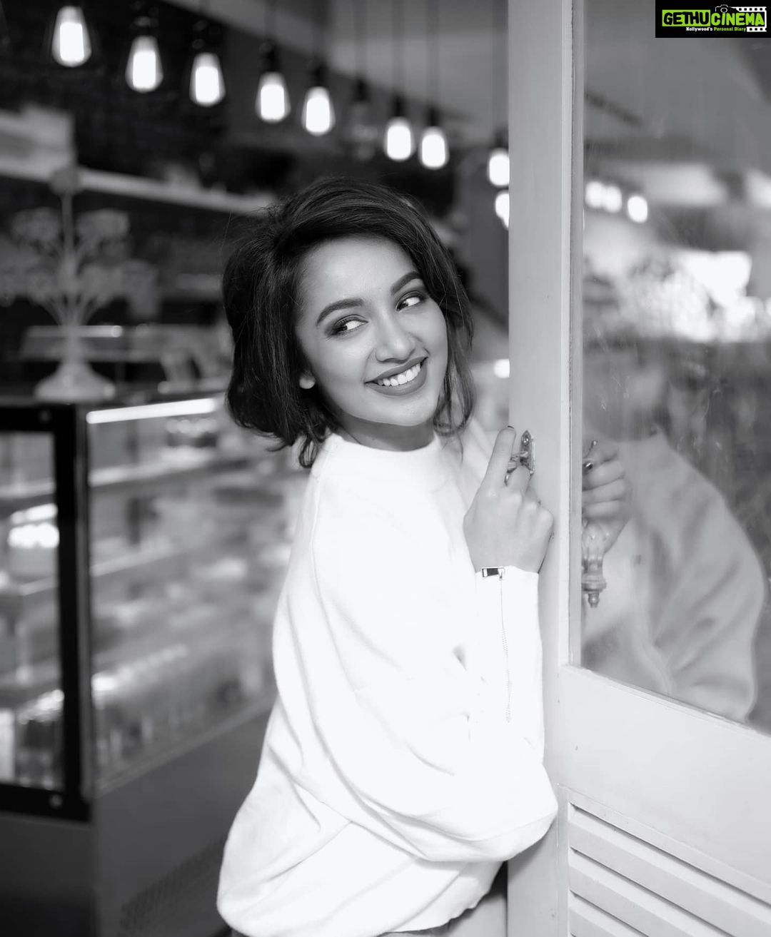 Tejaswi Madivada Instagram - “Smiling is the best way to face every problem, to crush every fear and to hide every pain.”