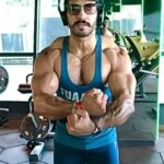 Thakur Anoop Singh Instagram - What a nice chest day @nitrrofitness gym! #Thakuranoopsingh in @fuaarkofficial