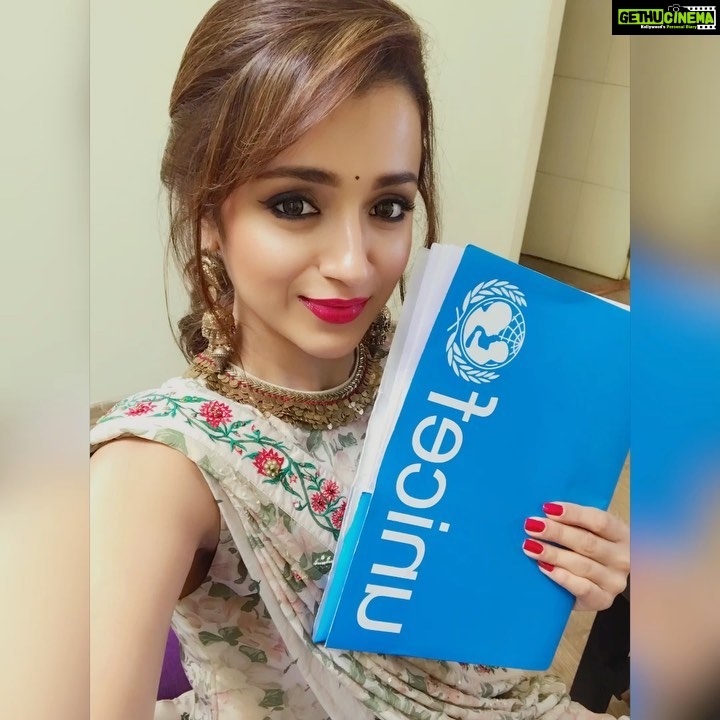 Trisha Instagram - 20.11.2017 ➡️ 20.11.2020 #worldchildrensday #unicefindia