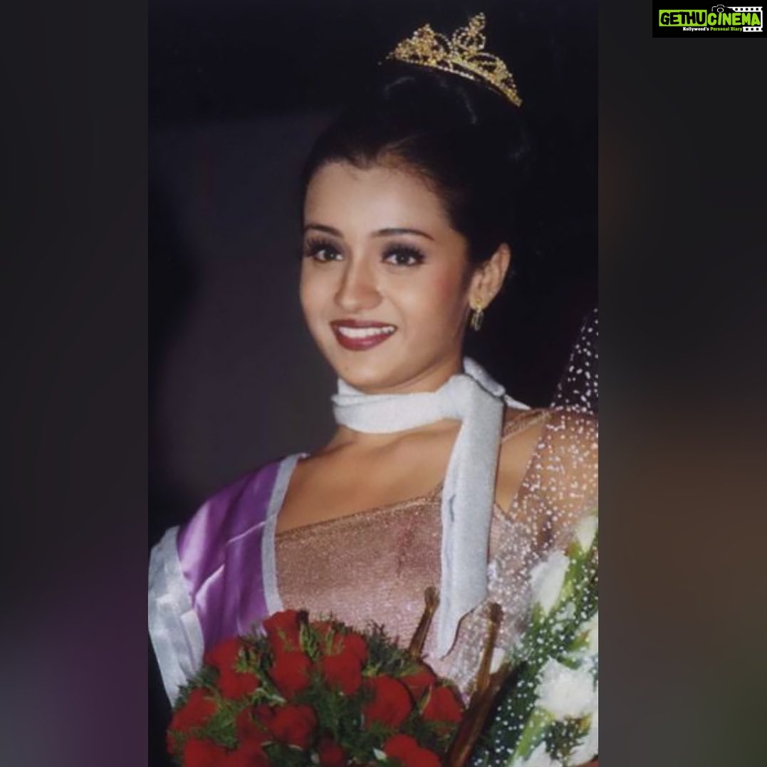 Trisha Instagram - 30/09/1999👑 The day my life changed...❤️ #MissChennai1999