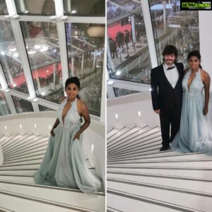Usha Jadhav Instagram - #Cannes2021 #CannesFilmFestival #Cannes74 con @alexcortescalahorra el vestido es de #EstherNoriega @esthernoriega #SangerCollection @festivaldecannes #canneslacroisette