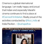 Usha Jadhav Instagram - The #IndiaPavillion at #Cannes2020 was launched virtually today with the likes of @prasoonjoshilive @imbhandarkar @jadhavusha & @team_kangana_ranaut joining the inauguration @festivaldecannes #PrakashJavdekar #NFDC India Federation of Indian Chambers of Commerce & Industry (#FICCI) NFDC India Press Information Bureau - PIB, Government of India @alexcortescalahorra