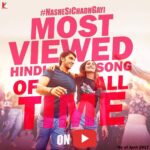Vaani Kapoor Instagram – This is astounding. Proud to be part of this milestone moment💃@yrf #NasheSiMostViewedHindiSong