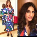 Vaani Kapoor Instagram - All Set for S8 Galaxy launch! HMU @danielbauermakeupandhair styled by @mohitrai 💃