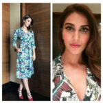 Vaani Kapoor Instagram - Kiko Milano launch, Hair & Makeup @marianna_mukuchyan , Styled By @mohitrai in @burberry and @jimmychoo