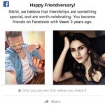 Vaani Kapoor Instagram - This is so cute. Out of the few friends I make, you are one of the most special to me❤thank you for being my Buddy🤗