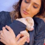 Vaani Kapoor Instagram - My cuddle bae 🐶🥺♥️