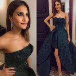 Vaani Kapoor Instagram - Opening night at #Dubai International Film Festival #DIFF in @ashistudio and @chopard jewellery Styled by: @mohitrai and @nikhilthampi HMU by: @vardannayak @pompyhans #ChopardLovesCinema #befikreon9th Madinat Jumeirah