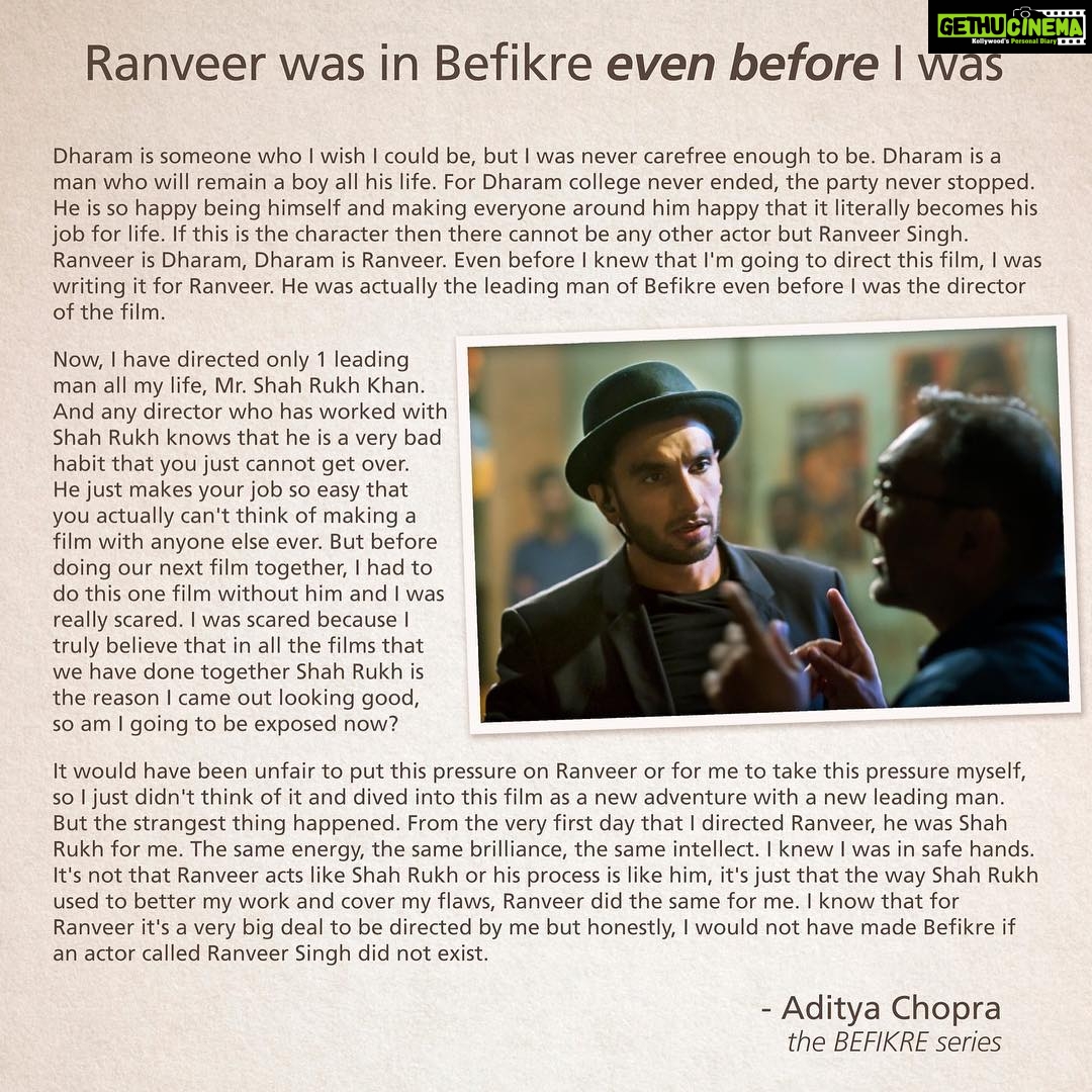 Vaani Kapoor Instagram - I can't count my blessings to have worked with such a wonderful person like you @ranveersingh ❤