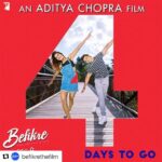 Vaani Kapoor Instagram - #Repost @befikrethefilm with @repostapp ・・・ Let the #Befikre vibes take over! #4DaysForBefikre | #BefikreOn9th | @ranveersingh | @_vaanikapoor_ #befikre #befikreon9thdec #countdown #4daystogo #adityachopra #yrf #bollywood #movies #newrelease