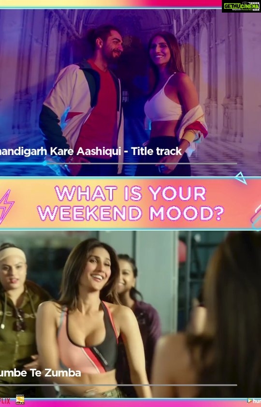 Vaani Kapoor Instagram - Sorting your weekend playlist 🎵 #ChandigarhKareAashiqui #TumbeTeZumba In cinemas on 10th Dec @gattukapoor @ayushmannk #BhushanKumar @pragyakapoor_ #krishankumar @abny7 @paranjapetushar #supratiksen @tseriesfilms @gitspictures @tseries.official
