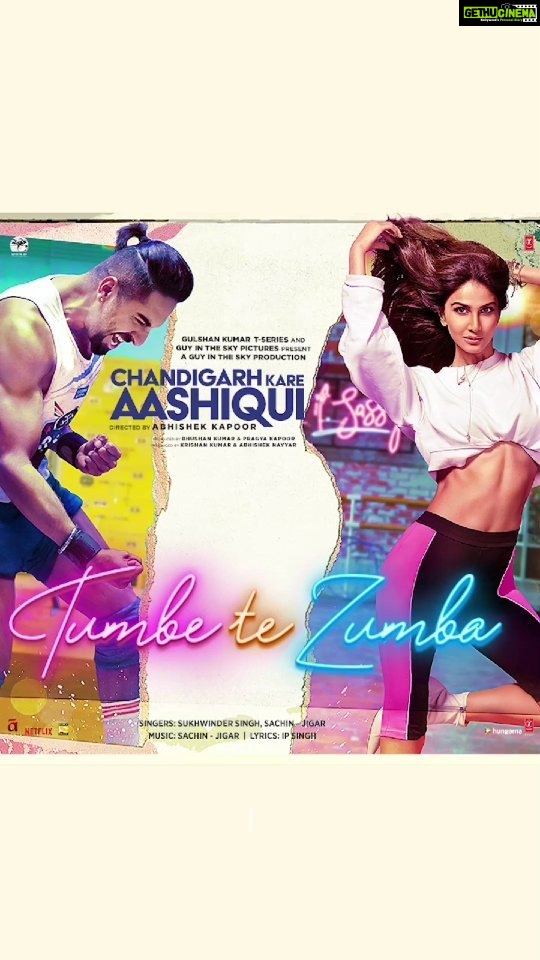 Vaani Kapoor Instagram - Here’s a brand new idea for a date! #TumbeTeZumba Song out now: link in bio #ChandigarhKareAashiqui in cinemas on 10th Dec @gattukapoor @ayushmannk #BhushanKumar @pragyakapoor_ #KrishanKumar @abny7 @paranjapetushar #SupratikSen @sukhwindersinghofficial @sachinjigar @soulfulsachin @jigarsaraiya @safirock @caesar2373 @tseriesfilms @gitspictures @tseries.official