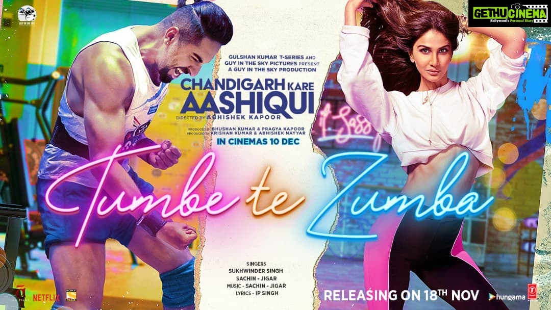 Vaani Kapoor Instagram - Look who's got the floor burning with her grooves! Maanvi Brar's the name! Admissions open soon! 💃 #TumbeTeZumba releasing on 18th Nov. #ChandigarhKareAashiqui in cinemas on 10th Dec! @gattukapoor @ayushmannk #BhushanKumar @pragyakapoor_ #KrishanKumar @abny7 @paranjapetushar #SupratikSen @sukhwindersinghofficial @sachinjigar @soulfulsachin @jigarsaraiya @jassisidhu @safirock @tseriesfilms @gitspictures @tseries.official