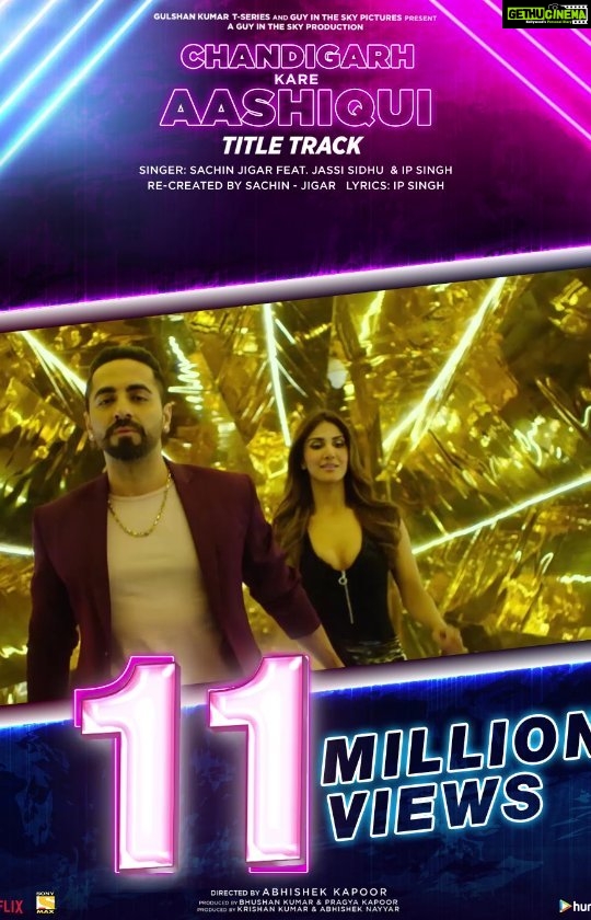 Vaani Kapoor Instagram - Straight Outta Chandigarh! π€π½ 11M+ views in 24 hours! Have you heard the season's latest party anthem yet? π #ChandigarhKareAashiqui in cinemas on 10th December @gattukapoor @ayushmannk #BhushanKumar @pragyakapoor_ #KrishanKumar @abny7 @paranjapetushar #SupratikSen @sachinjigar @soulfulsachin @jigarsaraiya @jassisidhu @safirock @caesar2373 @tseriesfilms @gitspictures @tseries.official