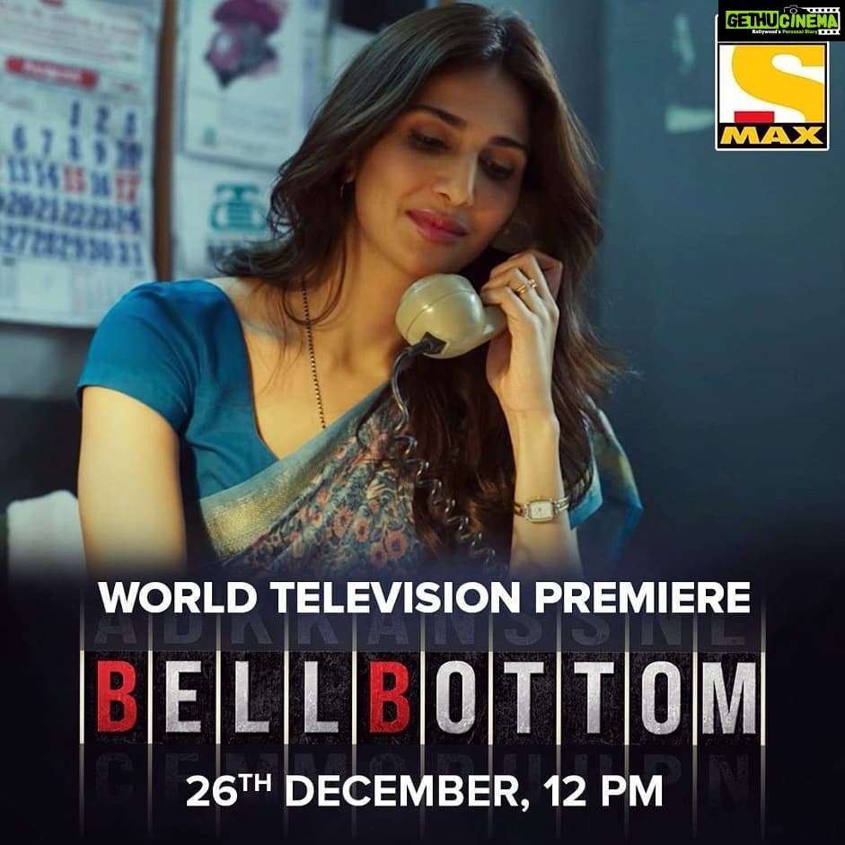 Vaani Kapoor Instagram - Fasten your seatbelts as #BellBottom hits your Television screen soon! Watch the #WorldTelevisionPremiere of ‘Bell Bottom’, 26th December, 12 PM, only on #SonyMAX. #BellBottomOnSonyMAX @sonymax @akshaykumar #VashuBhagnani @iamhumaq @larabhupathi @ranjitmtewari @jackkybhagnani @deepshikhadeshmukh @onlyemmay @madhubhojwani @nikkhiladvani @emmayentertainment @pooja_ent @aseemarrora #ParveezShaikh