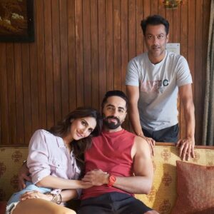 Vaani Kapoor Instagram - This year is about love, drama and movies ❤️ Back to cinemas with #ChandigarhKareAashiqui, releasing on 10th December, 2021. @gattukapoor @ayushmannk  #bhushankumar @pragyakapoor_ @tseriesfilms @tseries.official @gitspictures