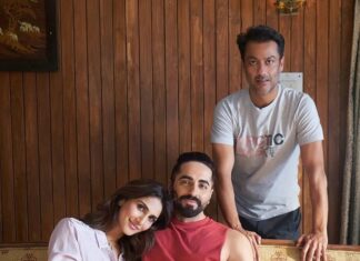 Vaani Kapoor Instagram - This year is about love, drama and movies ❤️ Back to cinemas with #ChandigarhKareAashiqui, releasing on 10th December, 2021. @gattukapoor @ayushmannk  #bhushankumar @pragyakapoor_ @tseriesfilms @tseries.official @gitspictures