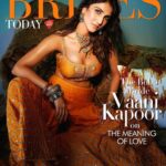 Vaani Kapoor Instagram - नारंगी🍊 @bridestodayin 🧡✨ . . . Editor: @nandinibhalla Interview By: @radhika_bhalla Photographer: @taras84 @inega.in Hair and makeup: @danielcbauer Fashion Editors: @ayeshaaminnigam @shauryaathley Fashion Assistants: @sejal_satish.n @aprajitapuri @perpetual_vogue Production: @p.productions_ Celebrity Management: @YRF . Blouse and lehenga: @punitbalanaofficial Necklace, Bangles, Rings: @ajewelsbyanmol Rugs: @cocoonfinerugs Cushion: @saritahanda