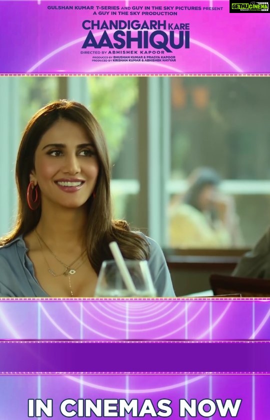 Vaani Kapoor Instagram - Experience the Aashiqui of the season that's got the whole nation raving!✨ #ChandigarhKareAashiqui IN CINEMAS NOW @bookmyshowin: link in bio @gattukapoor @ayushmannk #bhushankumar @pragyakapoor_ #krishankumar @abny7 @paranjapetushar #supratiksen @castingchhabra @sachinjigar @tseriesfilms @gitspictures @tseries.official