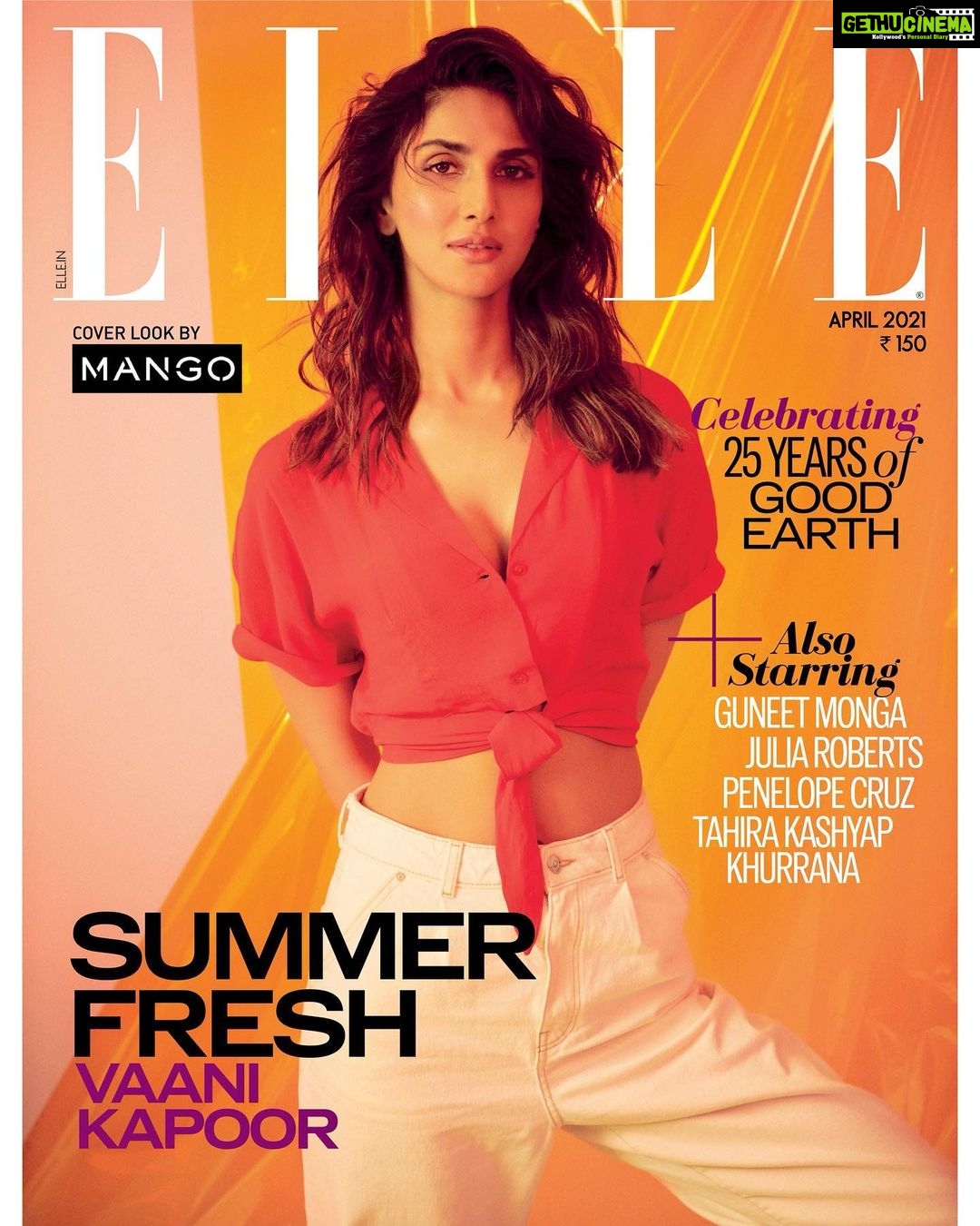 Vaani Kapoor Instagram - From a better time .. @elleIndia 🌺 #WorkCommitments Shirt & trousers: @mango Content director & Editor: @kamna.malik Photographer: @vishwaphotographyofficial Fashion editor: @zohacastelino Creative director & cover design: @pinkyakola Words: @sonalishah147 Hair: @mikedesir Make-up: @meherakolahofficial Production: @ikp.insta Marketing head: @ekta_ashar Assisted by: @jaineeebheda (styling) Talent management: @yrf