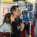 Vaani Kapoor Instagram - Looking into the future like.. with the stellar creator !! ✨🎥 #chandigarhkareaashiqui ❤️