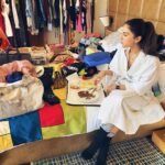 Vaani Kapoor Instagram – work with a side of 🥞 🙆‍♀️