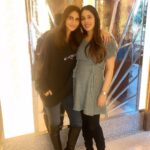 Vaani Kapoor Instagram – Sometimes unexpected moments are the sweetest 🍭🧿🤗💗💜🌈🌟 with ma Cherie .. love you @meher89