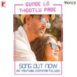 Vaani Kapoor Instagram - Got to groove to the beats of #Ghungroo with one and only! Super stoked!! @hrithikroshan #GundeLoThootluPade SONG OUT NOW! (Link in Story) @tigerjackieshroff  @itssiddharthanand @vishaldadlani @shekharravjiani @rahulvaidyarkv @anushamani #ChaitanyaPrasad @boscomartis @caesar2373 @thetusharkalia @war_thefilm  #WAR #HrithikVsTiger @yrf