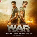 Vaani Kapoor Instagram - Are you ready for this #WAR? (Link in Bio.) #WarTrailer #HrithikvsTiger @hrithikroshan @tigerjackieshroff @itssiddharthanand @yrf