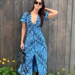 Vaani Kapoor Instagram - What a perfect Monday... all the blues are on my dress 🦋💙🧜🏻‍♀️