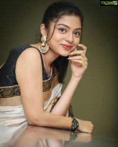 Varsha Bollamma Instagram - 🤍🖤 PC @arunprasath_photography