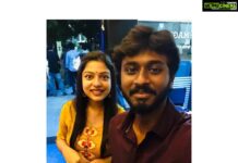 Varsha Bollamma Instagram - Since I couldn’t get Ram sir in the present, going back in time 😂😂 Rowdy! Le Magic Lantern Preview Theatre & Recording Studio
