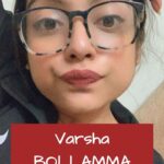 Varsha Bollamma Instagram - Please use headphones for a better experience 🎧😂 How to actually pronounce BOLLAMMA 🥲