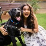 Varsha Bollamma Instagram - Hachiko turns 1 🥺❤️ My goodest boi ❤️❤️❤️ Everything changed after you came into my life. Now my world revolves around you. Your innocent eyes, your wet nose, your sloppy kisses, your ever wagging tail - only these things make my day complete. My day begins and ends with you. I cannot thank god enough for sending you into my life and showering me with so much love and happiness. Now I want to work harder and make sure you have an amazing life. Love you my chubby cho 🥺❤️
