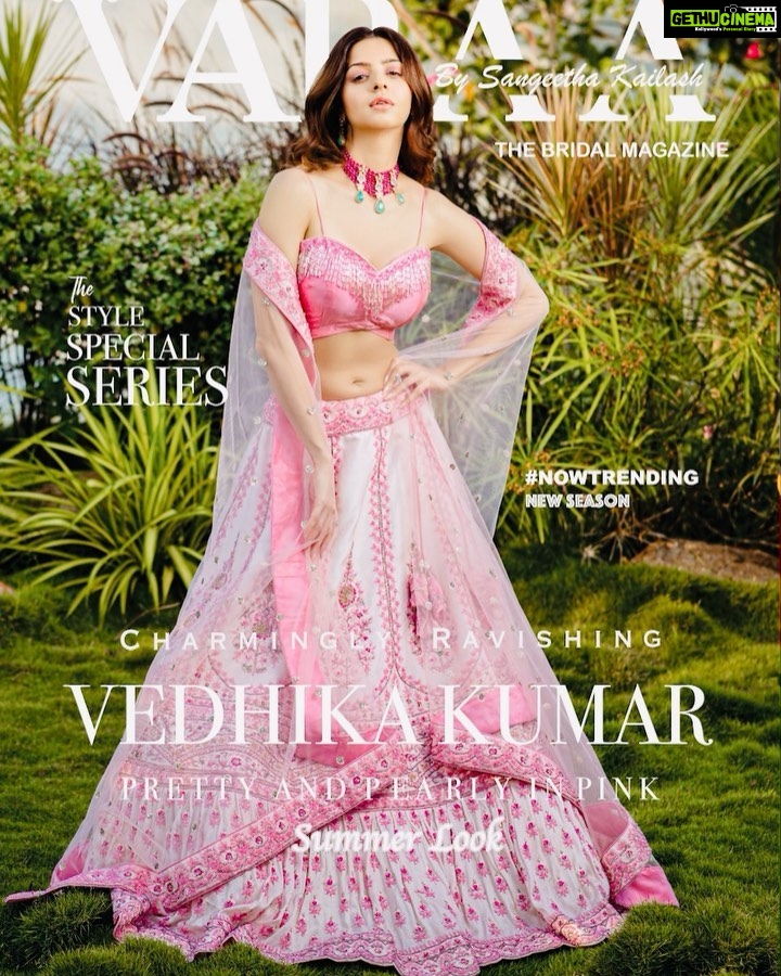 Vedhika Instagram - Cover shoot @varaabyskmagzine On Cover @vedhika4u Chief-in-editor @itsmesangeethakailash Styling & concept @itsmesangeethakailash Desinger @savinidii_official Photography @zerogravityphotography Jewellery @challani_jewellery Shot at @ajgardens_ Decor @vermiliondecors Hairstylist @rupailthakur