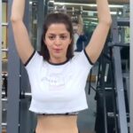 Vedhika Instagram – No excuses 💪 In @ballerathletik. Avec my fab trainer @mr.santy007