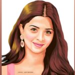 Vedhika Instagram – Thank you 💗 @_soul_artwork_