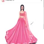 Vedhika Instagram - Thank you 😘 @maanaa.10 for this beautiful illustration. Love it 💖