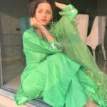 Vedhika Instagram - Look at the sunny side of everything ☀️☘ photography @imamitkapoor outfit @preetiskapoor