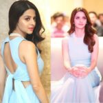 Vedhika Instagram – 👗 @milin_brand x styled by 🌟 @kstewartstylist x mom’s #Pearls ❤ for #Kanchana3 meet #Hyderabad