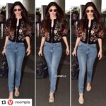 Vedhika Instagram - #Repost @voompla • • • • • • Off to Chennai ✈️✈️ Vedhika Kumar serves up a supppaaa comfy yet chic look for her flight... she’s headed south for the audio launch of her movie Kanchana 3... and wait for it... she’s gonna make her Bolly debut very soon ❤️❤️ FOLLOW 👉 @voompla INQUIRIES 👉 @ppbakshi . #voompla #bollywood #vedhikakumar #bollywoodstyle #bollywoodfashion #mumbaidiaries #delhidiaries #indianactress #bollywoodactress #bollywoodactresses