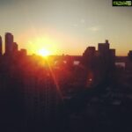 Vega Tamotia Instagram - NYC sunset.. #loveit #bedroomview #beauty #Nyc