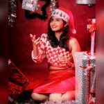 Venba Instagram - Merry Christmas to all 🌲🎉🍰 ..... 📷 : @rangoli_photography Muah : @yogi_makeoverartistry Outfit :: @riva_fashionstudio.in #merrychristmas #happychristmas #cute #fashion #instalike #instamood #followforfollowback #followme #viral #beauty #pinterest #love #style #swag #heroine #cool #tamilcinema #chennai #foodie #instagram #likeforlike #likeforfollow #smart #positivevibes #girl