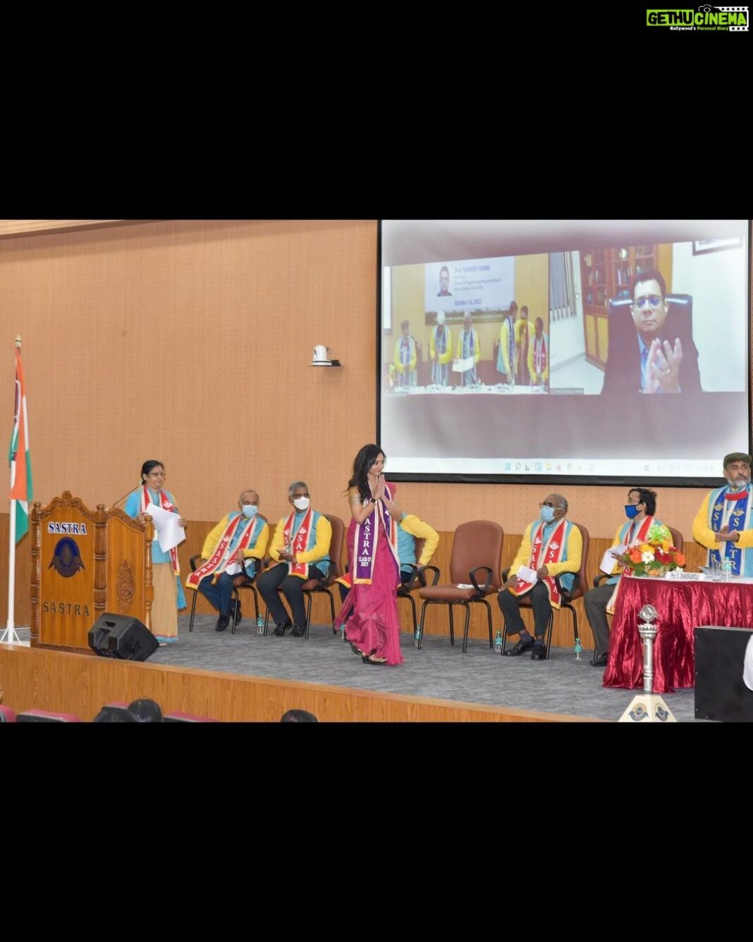 Vidhya Instagram - An emotional convocation ceremony and celebration: Holding a Doctorate degree in Stem cell biology (specialized in Ocular Stem cells) - An emotional journey of years of hard work, patience, perseverance and determination. I thank my Gurus, my Guide, Co-guide, Scientists, Clinicians and all who have guided and supported me throughout the journey in making my dream come true. I thank Sankara Nethralaya Eye hospital, Sastra University and all my dear friends and colleagues. Being an actor and a scientist simultaneously was extremely challenging, but at the end of the day, having a doctorate degree is worth all the pain, hard work, sacrifices and sleepless nights. While sharing these pics, i would like to inform my friends and well wishers that i have been offered a post-doc Scientist position in the US and will be moving next year. Seeking all your blessings and wishes as always. I'm forever grateful for all your love and support🙏 #vidyapradeep