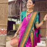 Vidisha Instagram – Jaane kaun hai tu mera !!❤️
.
.
@officialjoshapp 
#shivubai #jaanekaunhaitumera #lovesong #beauty #marathilook #bts #trending #vidisha #vidishasrivastava #fromtheset
